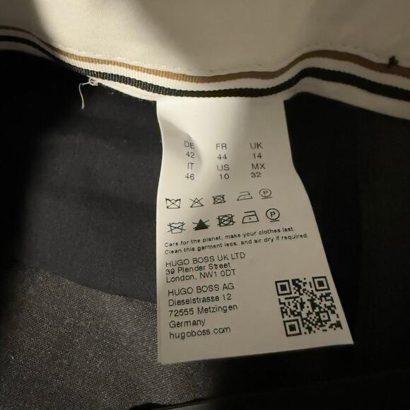 Boss Hugo Boss Tiluna Wool-Blend Pants, Grey, 10 - Picture 5 of 8